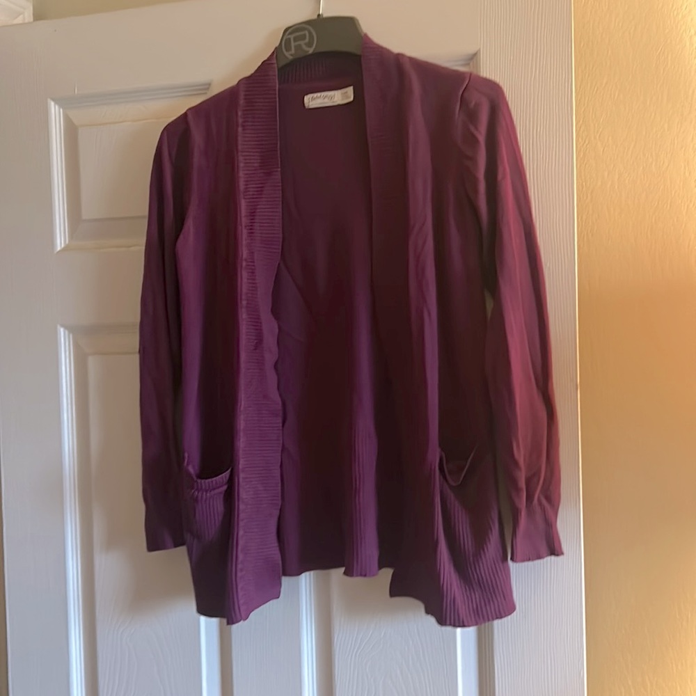 Purple Cardigan